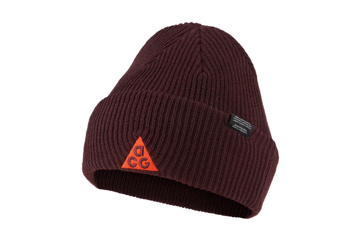 Burgundy cheap nike beanie